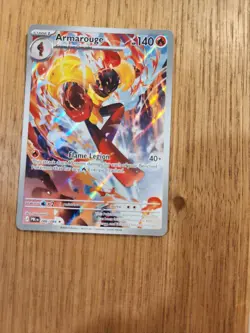 Pokemon TCG Armarouge 086/084 Pitch Black Illustration Rare IR | NM - Image 1