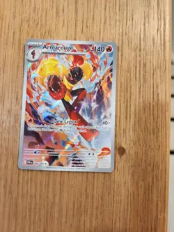Pokemon TCG Armarouge 086/084 Pitch Black Illustration Rare IR | NM - Image 2