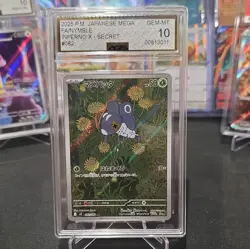 2025 Pokemon TCG Japanese Nymble Inferno X Secret Holo 082/080 AGS 10 - Image 1