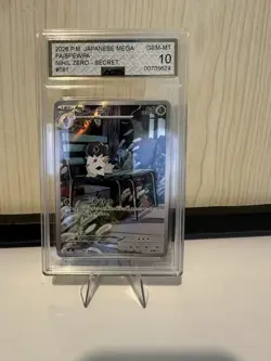 Pokemon TCG Spewpa Japanese Mega 081/080 1st Edition Rare AGS Gem 10 - Image 1