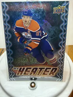 2024-25 Upper Deck #OH-12 Connor McDavid On a Heater Speckled - Image 1