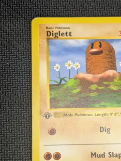 Pokemon TCG Diglett 1st Edition Shadowless Base Set Card 47/102, LP - Image 3