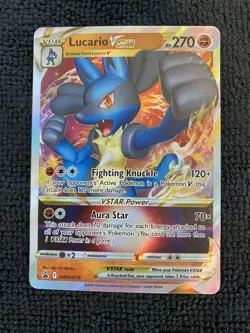 Lucario VSTAR SWSH214 SWSH: Sword & Shield Promo Cards Holo - Image 1