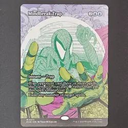 Mindbreak Trap M 0011 Mythic Borderless Non Foil MTG Spiderman Card - Image 1