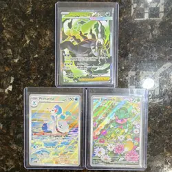 Pokemon TCG Holo Full Art 3-Card Lot Mega Darkrai EX 101/108 +Primarina - Image 1