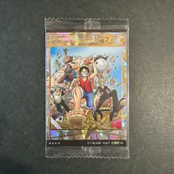 M3118 Damaged Straw Hat Crew No.6-SEC2 SEALED Japanese One Piece Wafer Card J17 - Image 1