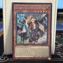 1st Edition Surge Blitzclique Secret Rare CORI-EN011 Yugioh Card - Image 1