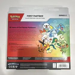 Pokemon TCG First Partner Illustration Collection Series 2 Box w/ 3 Promo Cards - Image 2