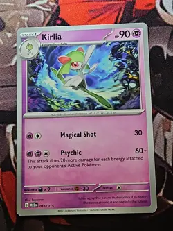 Pokemon Kirlia M23en 015/015 McDonald's Promo Card 2023 NM - Image 1