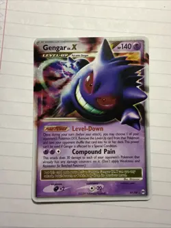 Gengar LV.X 97/99 Arceus Holo Pokemon Card - Image 1