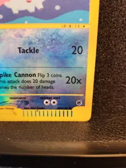 Pokemon Corsola 102/165 Expedition Base Set Reverse Holo Card - Image 4
