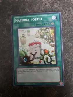 Naturia Forest Spell Card 1st Edition YuGiOh Card STBL-051 - Image 1