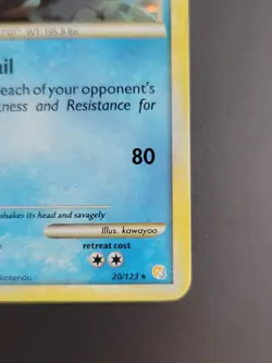 Pokemon Card - Feraligatr 20/123 Cracked Ice Holo HGSS LP - Image 5