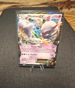 Mewtwo EX 61/162 Pokemon TCG Breakthrough XY Ultra Rare Holo Card - Image 1