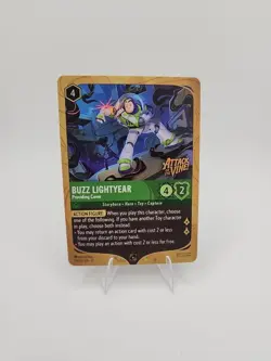 Lorcana Attack Of The Vine Buzz Lightyear Prerelease Promo Card - Image 1