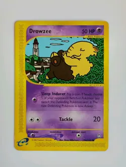 Drowzee 74a/147 Common Aquapolis Near Mint Pokemon Single Card LP 2002 - Image 1