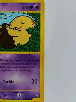 Drowzee 74a/147 Common Aquapolis Near Mint Pokemon Single Card LP 2002 - Image 4
