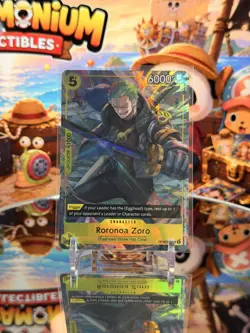 Roronoa Zoro (Illustration Box Vol.3) OP07-113 UC One Piece Promotion Cards NM - Image 1