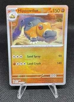 Hippowdon Master Ball Pattern 053/131 Prismatic Evolutions 2025 Pokemon Card - Image 1