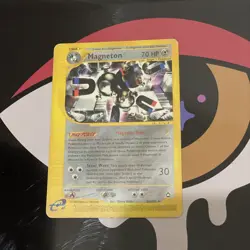 Pokemon Card: Magneton 22/147 Aquapolis Set Rare! GD - Image 1