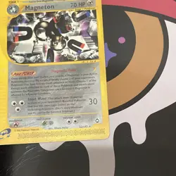 Pokemon Card: Magneton 22/147 Aquapolis Set Rare! GD - Image 2