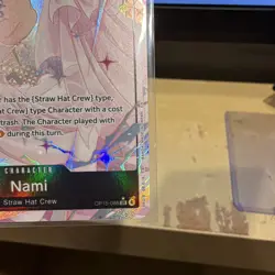 Bandai One Piece Card Game Nami OP15-086 SR Alt Art Holo - Image 5