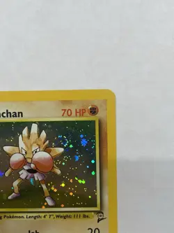 Hitmonchan 8/130 Pokemon Base Set 2 Holo Rare WOTC Vintage Card MP - Image 5