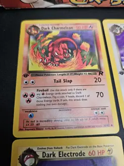 Pokemon Cards Complete Com/Uncom 1st Edition Team Rocket Set +3 RARES LP++ LOOK! - Image 5