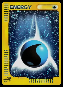 Pokemon Card - Water Energy Mcdonald's E Pack Holo Promo Japanese - Image 1