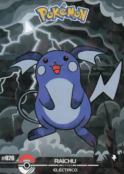 2025 Pokemon Crystal Card Collection Raichu #026 - Image 1