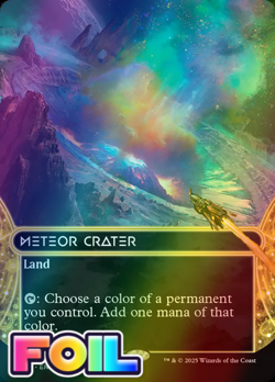x1 Meteor Crater EOS Edge of Eternities Stellar Sights MTG 26 M/NM 1x - Image 1
