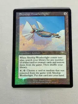 MTG FOIL Skyship Weatherlight Planeshift Magic the Gathering - Image 1