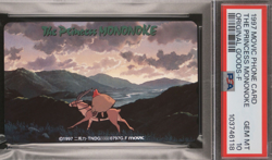 PSA 10 Princess Mononoke 1997 Phone Card Studio Ghibli Movic Japanese ANime NTT - Image 1