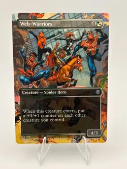 Web-Warriors 0203 Marvel Secret Lair MTG Magic Spider-Man Spider Hero 2025 - Image 1