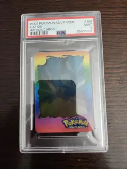 2004 Latios Pokemon Advanced Action Card Lenticular PSA 9 MINT - Holo Rare - Image 1