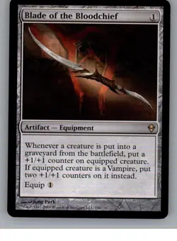 Blade of the Bloodchief 196 Rare Zendikar Magic: The Gathering Near Mint - Image 1
