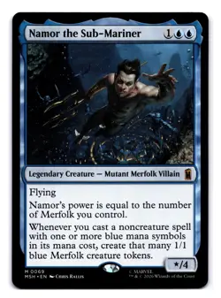 MTG Namor the Sub-Mariner NM M 69 Marvel Super Heroes - Image 1