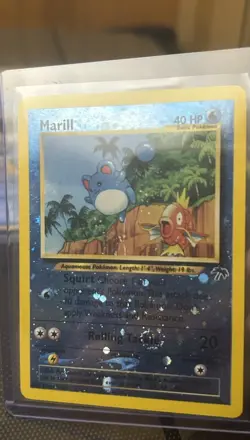 Pokemon TCG Marill 11/18 Southern Islands Reverse Holo Promo MP-HP - Image 3