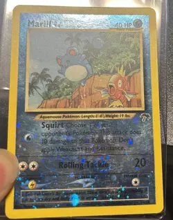 Pokemon TCG Marill 11/18 Southern Islands Reverse Holo Promo MP-HP - Image 5