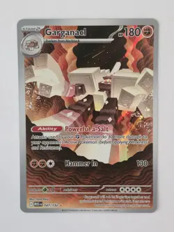 Garganacl 147/132 Illustration Rare Mega Evolution Pokemon Holo Near Mint - Image 1