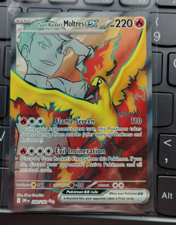 Pokemon Company Sv10 Destined Rivals Team Rocket's Moltres ex 208/182 Holo - Image 1