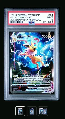The Pokemon Company Jolteon VMAX SWSH Promo EN Holo SWSH184 PSA 9 2021 - Image 1