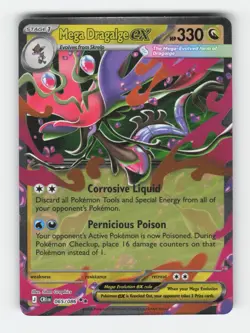 Mega Dragalge ex 065/086 Holo Double Rare Chaos Rising Pokemon Near Mint - Image 1