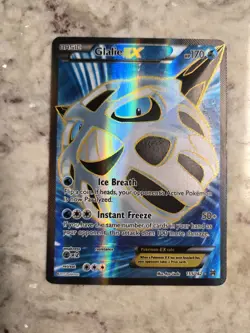 Glalie EX (Full Art) 155/162 Breakthrough Holo Pokemon NM - Image 1