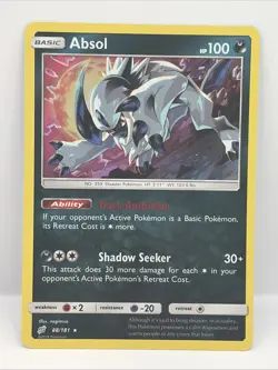 Absol Holo Rare Holo SM - Team Up 88/181 LP Pokemon TCG - Image 1