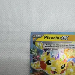Pokemon Pikachu EX 057/191 Sv08 Surging Sparks Tera Double Rare Holo - Image 2