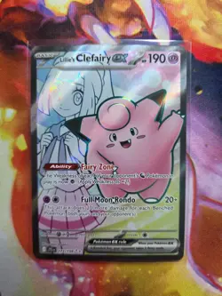 LILLIE'S CLEFAIRY EX 173/159 Ultra Rare Journey Together Pokemon Holo Near Mint - Image 1