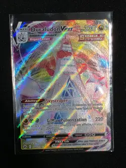 DURALUDON VMAX 104/159 Holo VMAX Rare Crown Zenith Pokemon Near Mint - Image 1