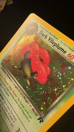 GRADEABLE Dark Vileplume Holo 13/82 NM+NEVER PLAYED! Team Rocket Pokemon - Image 2