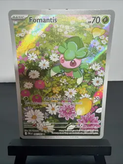 Fomantis 085/084 Illustration Rare Pokemon TCG Pitch Black ME05 English NM IR - Image 1